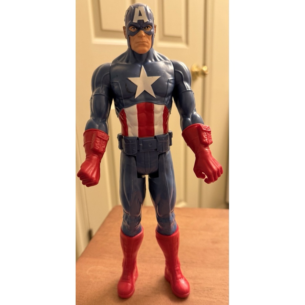 Marvel Captain America 12" in Action Figure Titan Hero Series 2013 Hasbro No Box